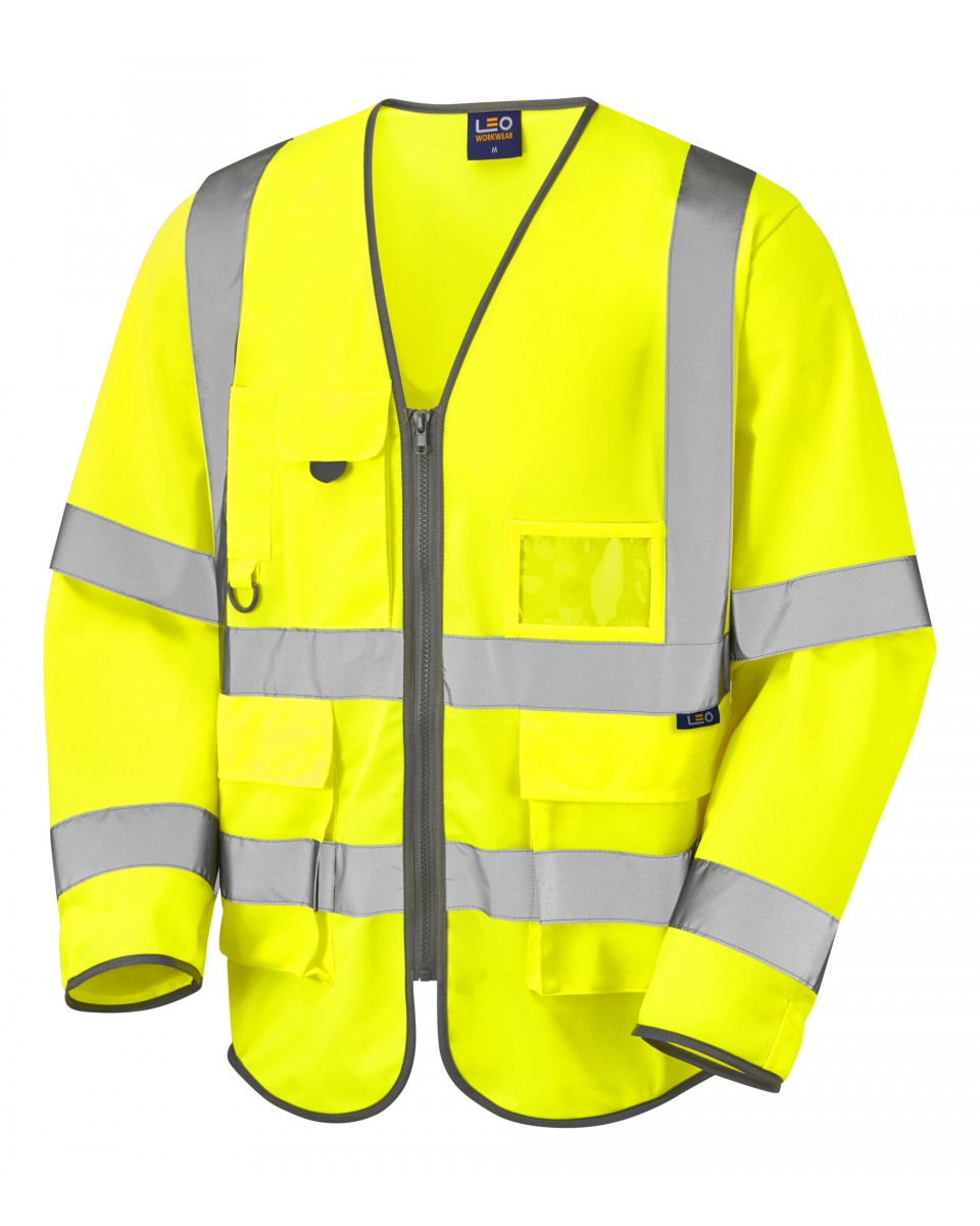 Wrafton ISO 20471 Class 3 Sleeved Superior Waistcoat Yellow