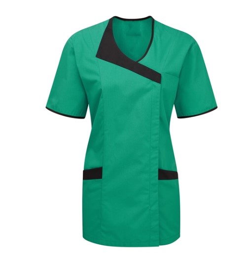 Asymmetric Tunic Jade/Black