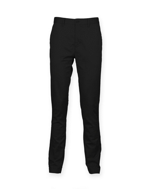 Mens Stretch Chinos Black