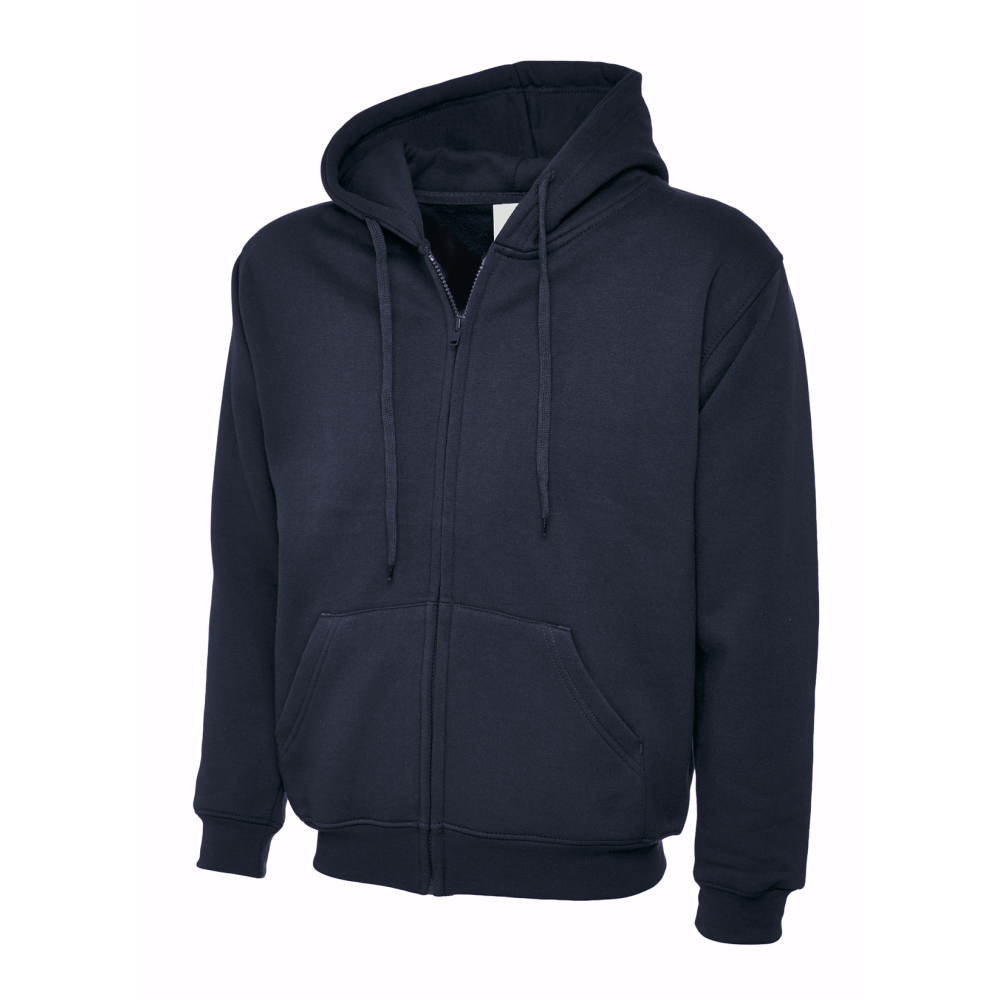 Classic Zip Hooded Sweatshirt Navy