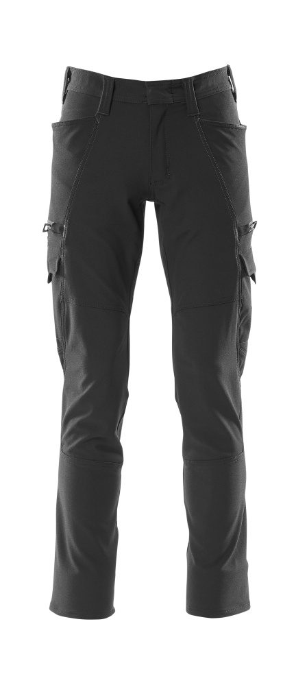 Stretch Trousers With Thigh Pockets