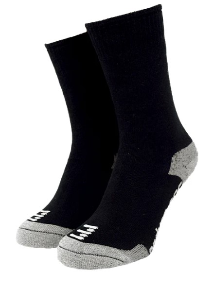 Unisex Work Socks Black/Grey