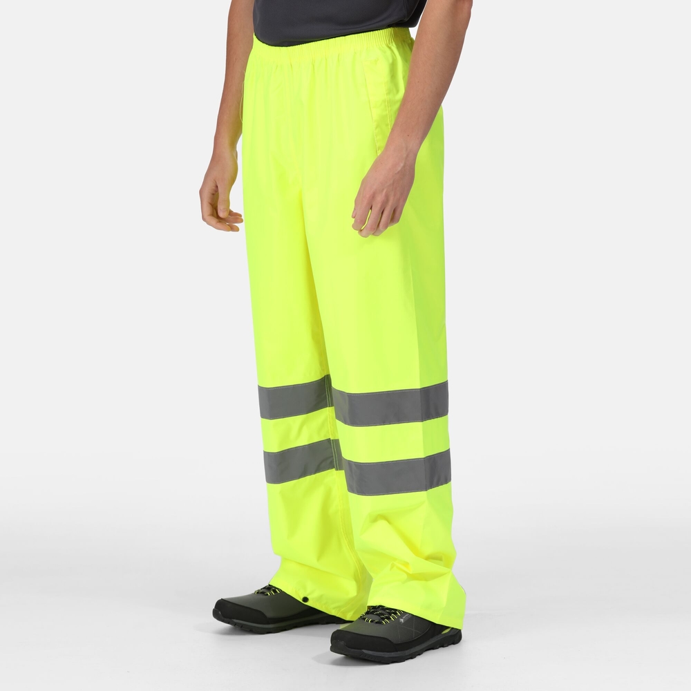 Pro Packway Hi Vis Overtrousers Yellow