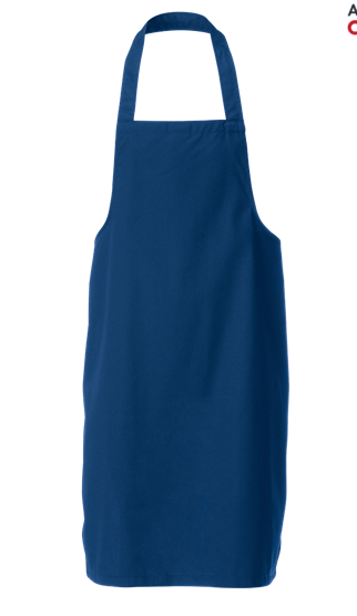 Bib Apron Royal Blue One Size