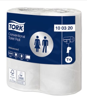 Conventional Toilet Rolls 2ply White
