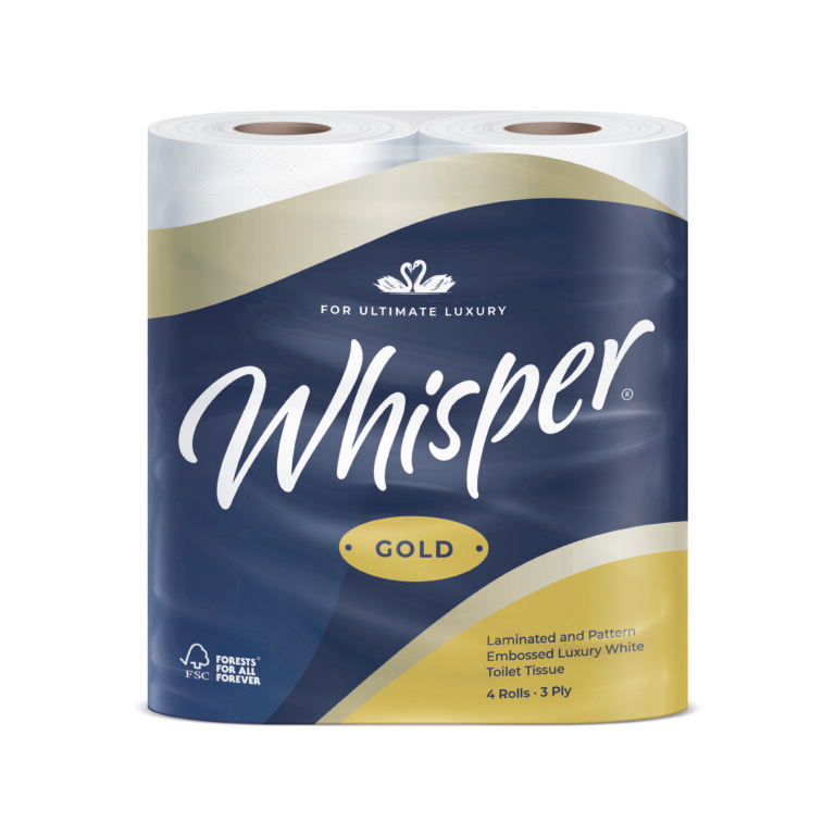  Luxury Toilet Roll 3ply White
