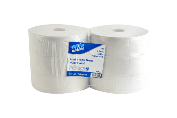 C & C PJ2 Maxi Jumbo 2ply White 12081