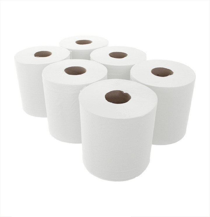 Mini Centrefeed Rolls 1ply White