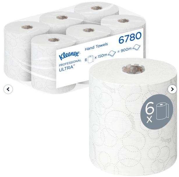 Kleenex Ultra Hand Towel Roll 2ply White
