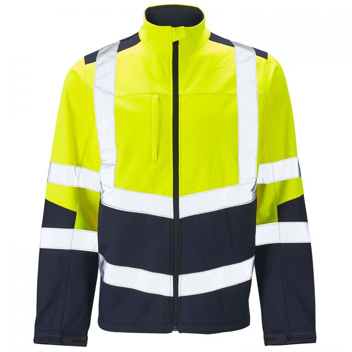 Hi Vis Tone Softshell Jacket Yellow
