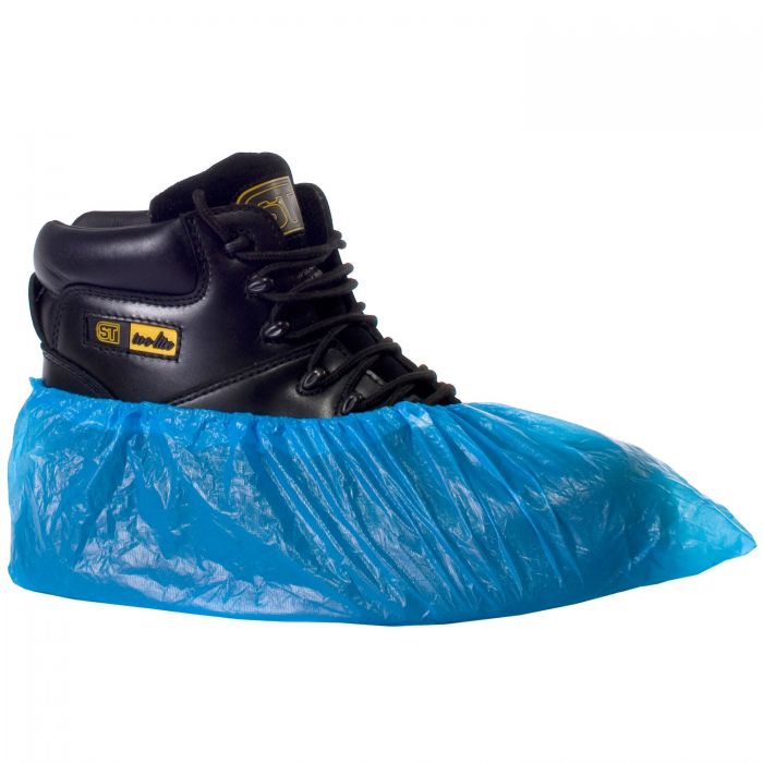 CPE Disposable Overshoe 16 Blue