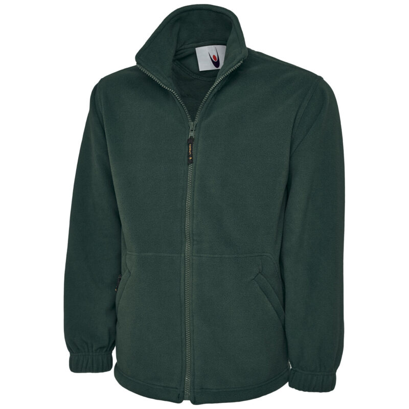 Classic Full Zip Micro Fleece Jacket Bottle Green
