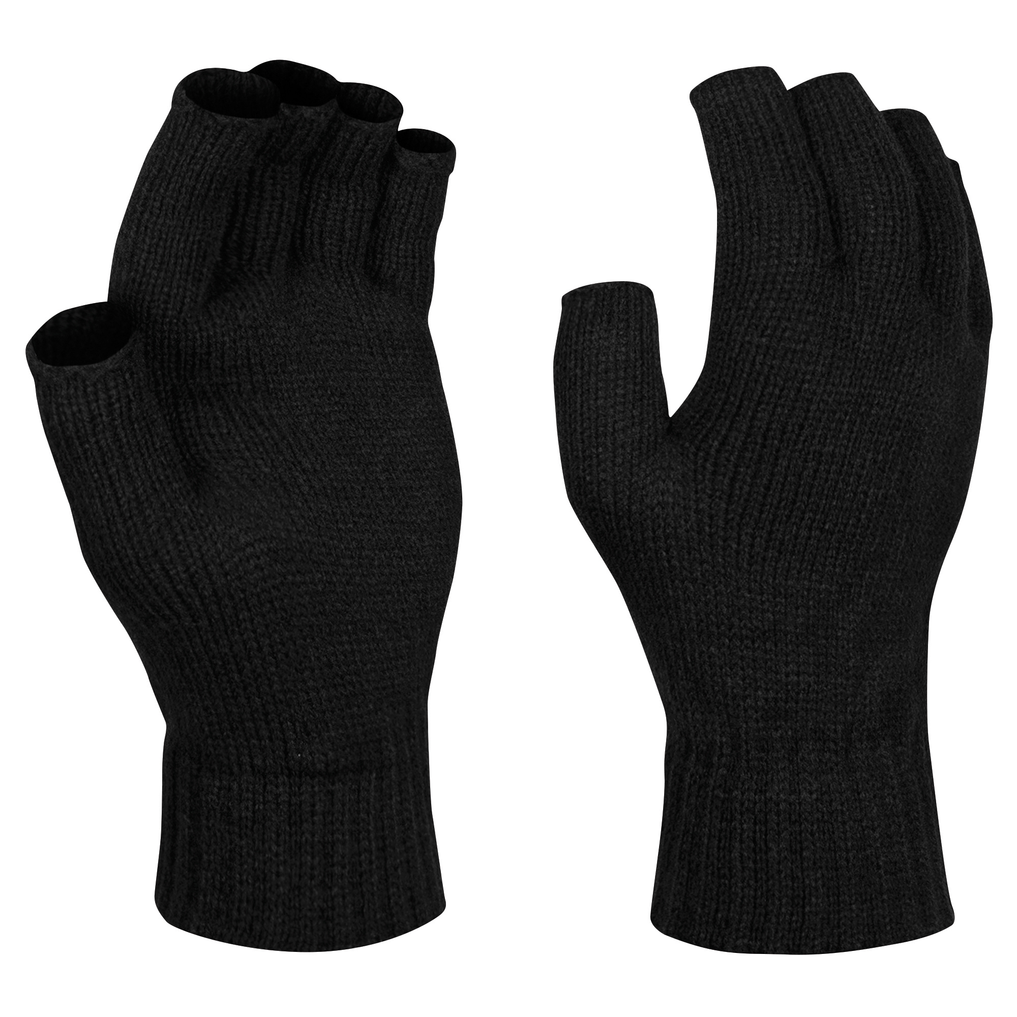 Fingerless Mitt Black
