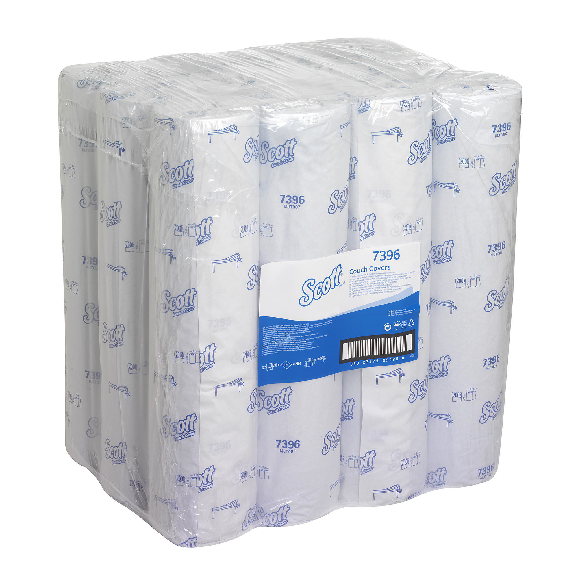 Scott Couch Cover Roll 20" 1ply  Blue