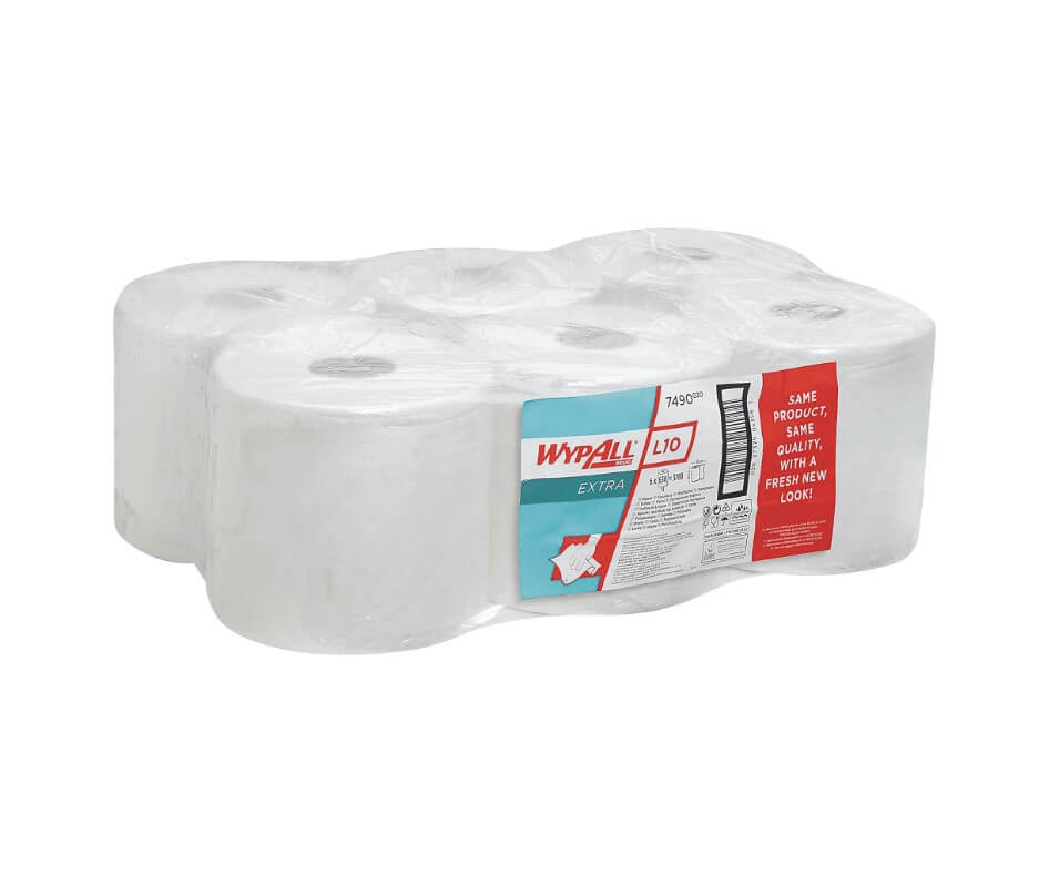 Wypall L10 Centrefeed Roll 1ply White