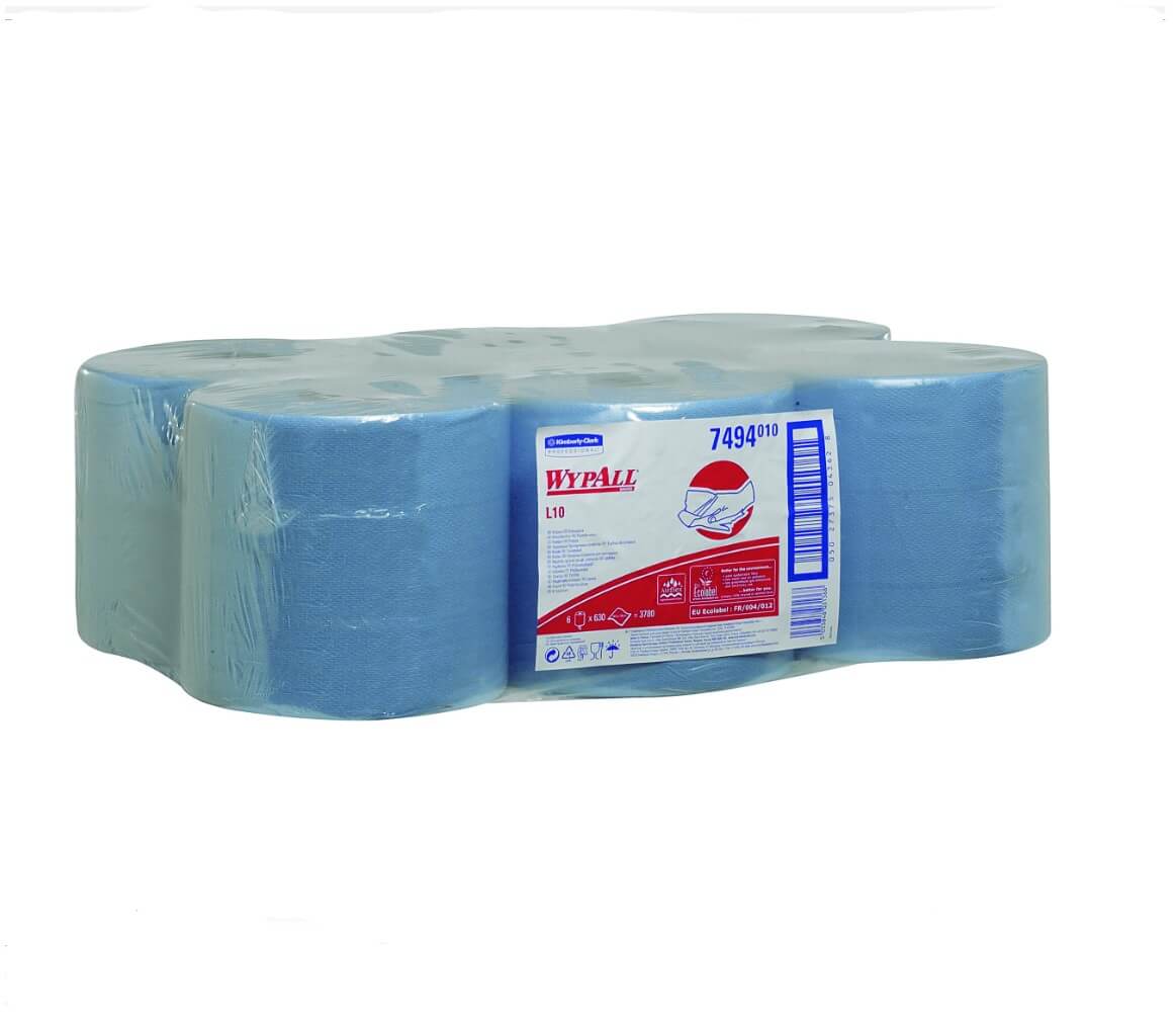 Wypall L10 Centrefeed 1Ply Blue