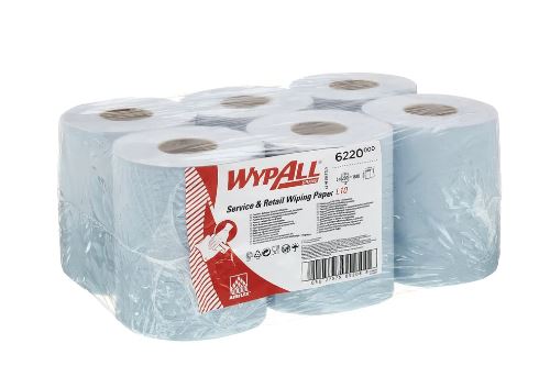 Wypall Reach Centrefeed Service Roll Blue