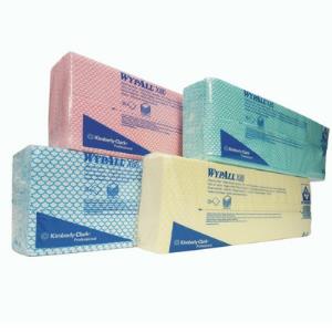 Wypall X80 Cloths Folded 1ply Blue