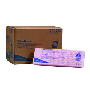 Wypall X80 Cloths Folded 1ply Red