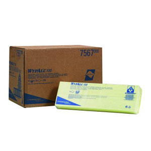 Wypall X80 Cloths Folded 1ply Yellow