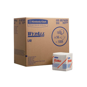 Wypall L40 Wiper Folded 1ply White
