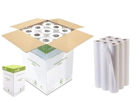 Essentials Hygiene Couch Roll 20 2Ply White