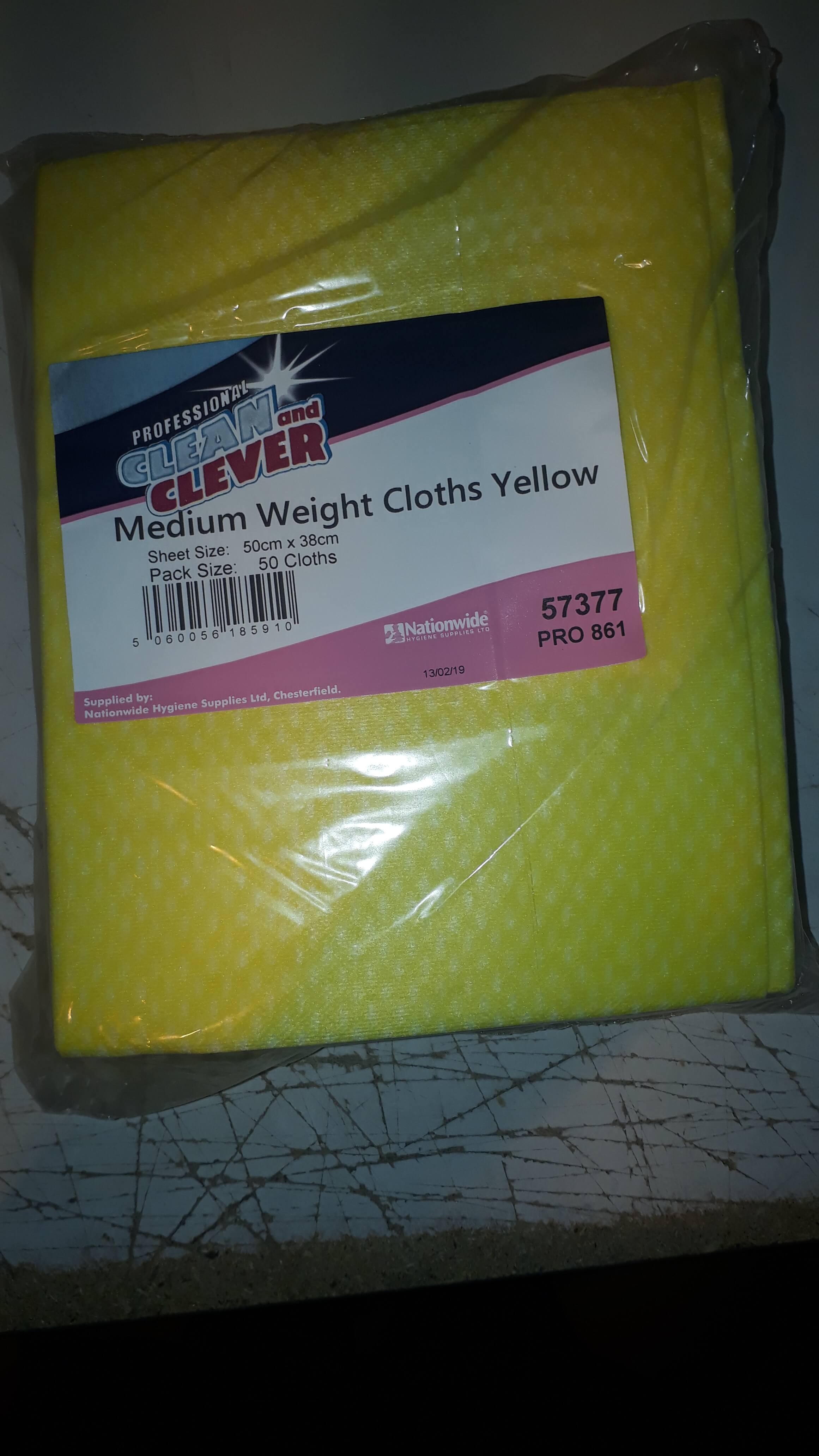 C & C Mediumweight Cloth Yellow
