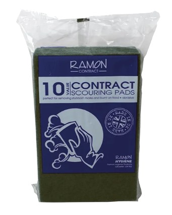 Contract Scouring Pad 9x6" Green