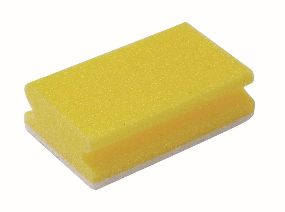 Non-Abrasive Sponge Scourer Yellow