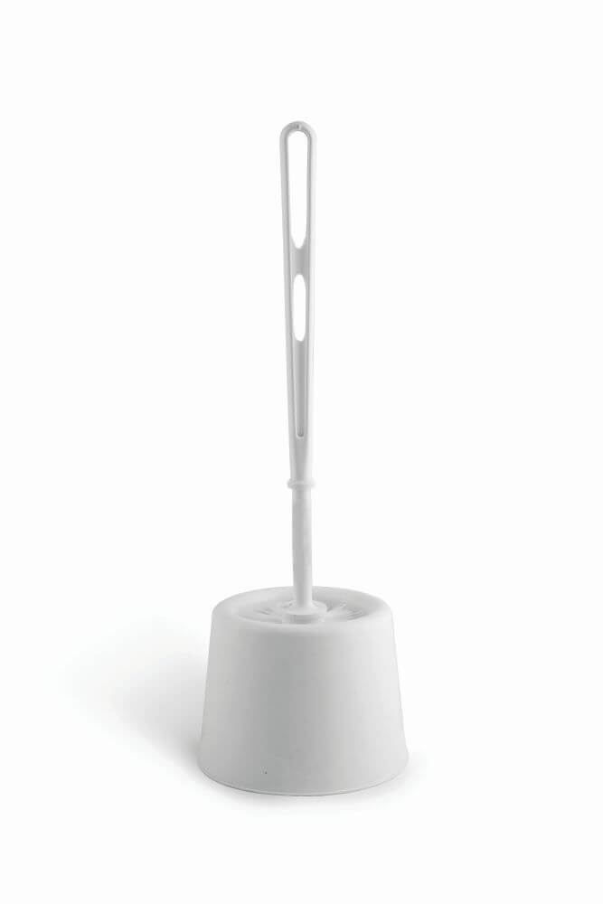 Open Toilet Brush/Holder White