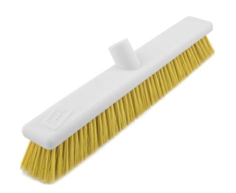Washable Broom Stiff 18 Yellow
