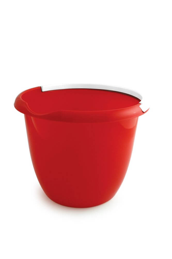 10Ltr Plastic Pail Red