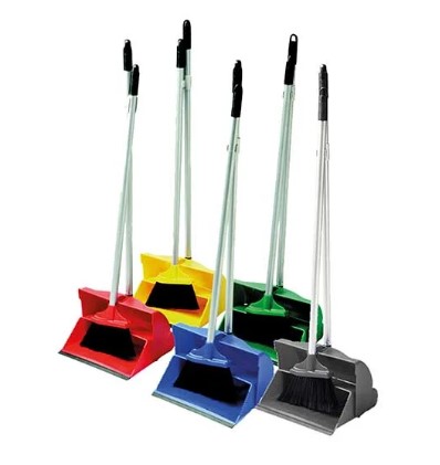 Dustpan & Brush Set Long Handled