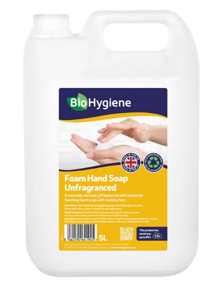 Bio Hygiene Foam Soap Unfragranced (pouch)