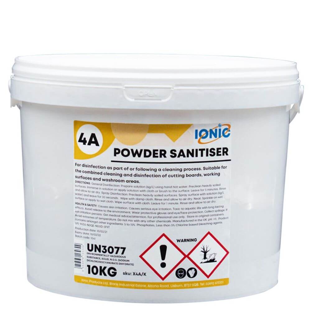 4A Detergent Sanitising Powder 10K
