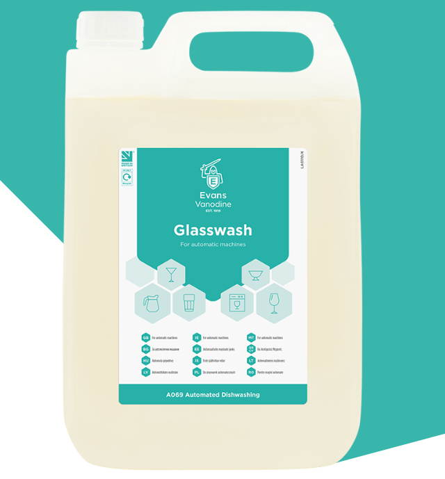 Evans Glasswash Machine Use 5 Litre