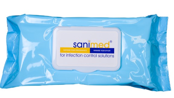 SaniMed Hard Surface Wet Wipes