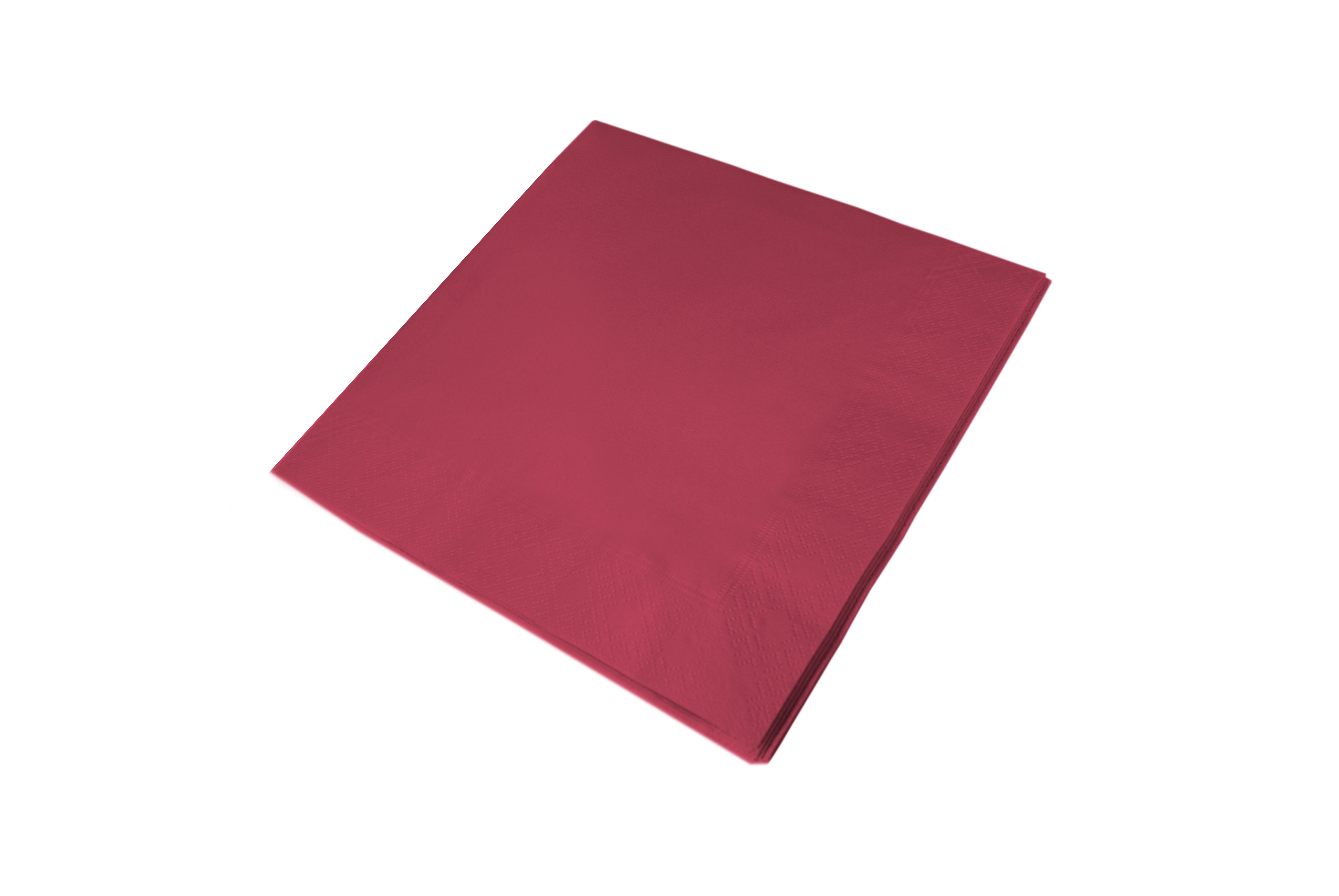 Serviettes 40cm 2ply Burgundy16x125