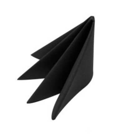 Napkin 40cm Swansoft Napkin Black