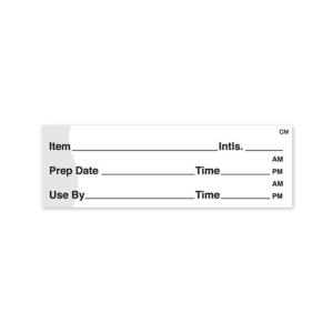 Label Freezer Tape, Item, Date, Use By