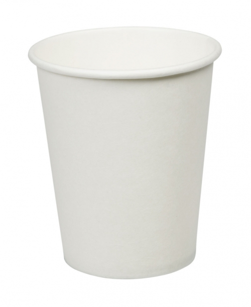 White Single Wall Cup