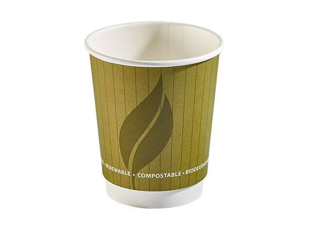  Double Wall Leaf Hot Cup