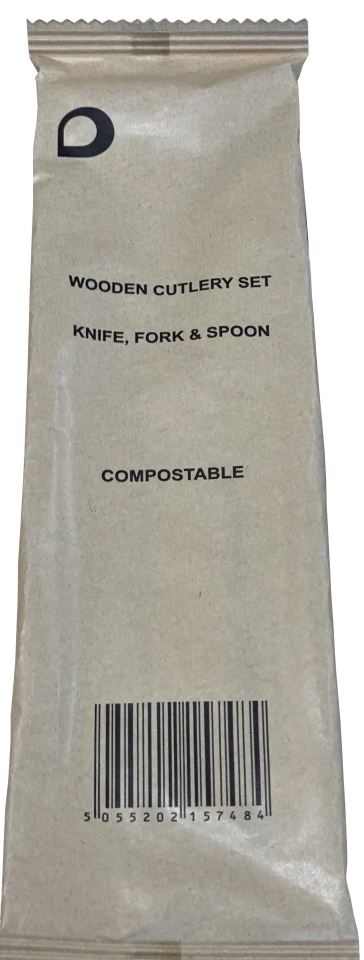 Wooden Cutlery Pack