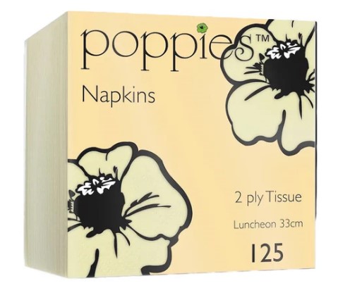 33cm 2Ply Buttermilk Napkin