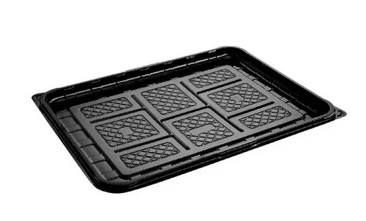 Medium Rectangular Platter Base Black