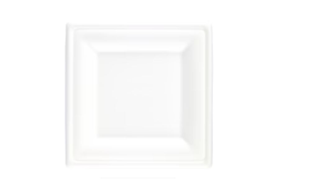 15cm Bagasse Square Plate
