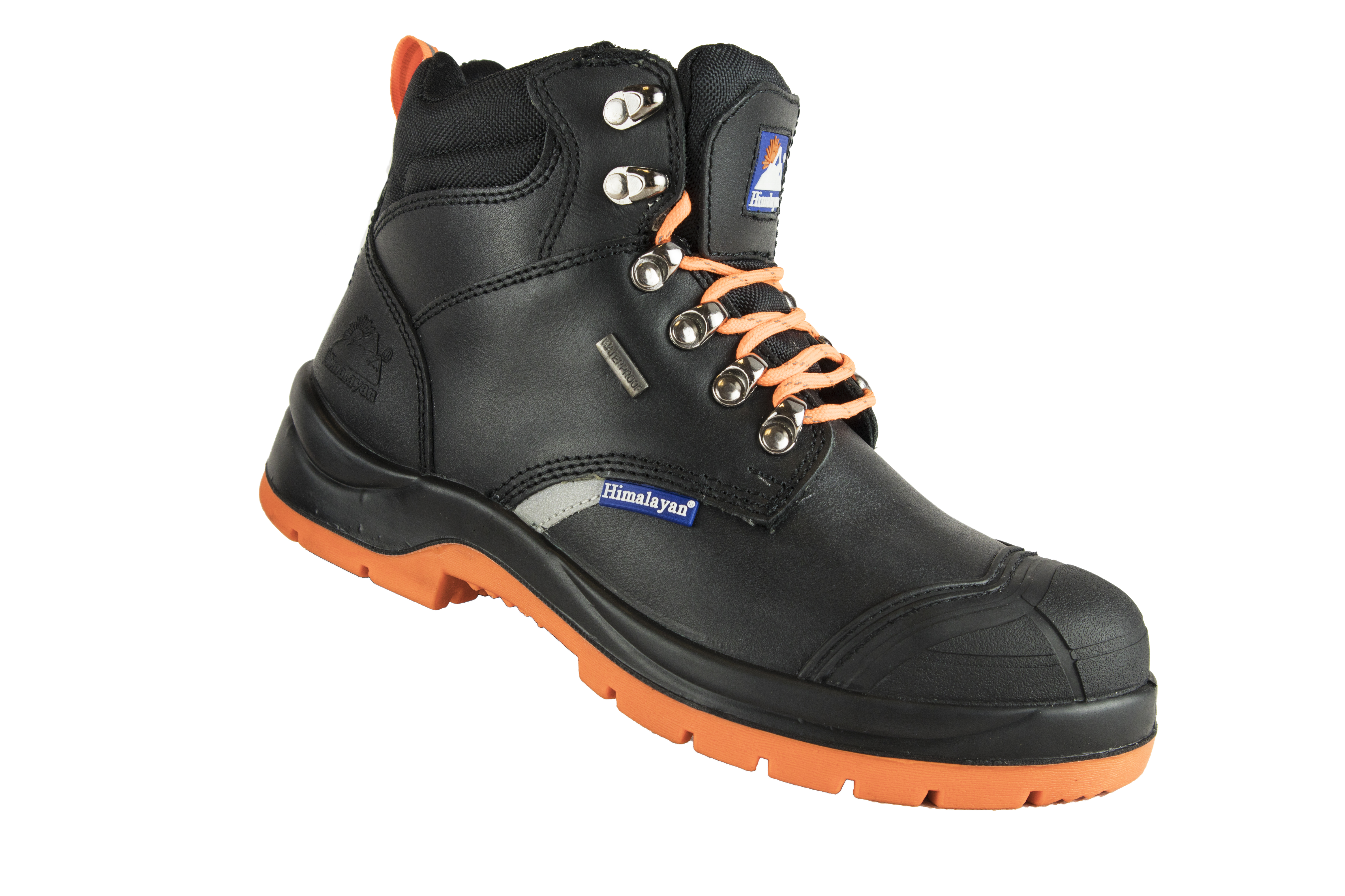 Black Leather Reflecto Waterproof Boot 10