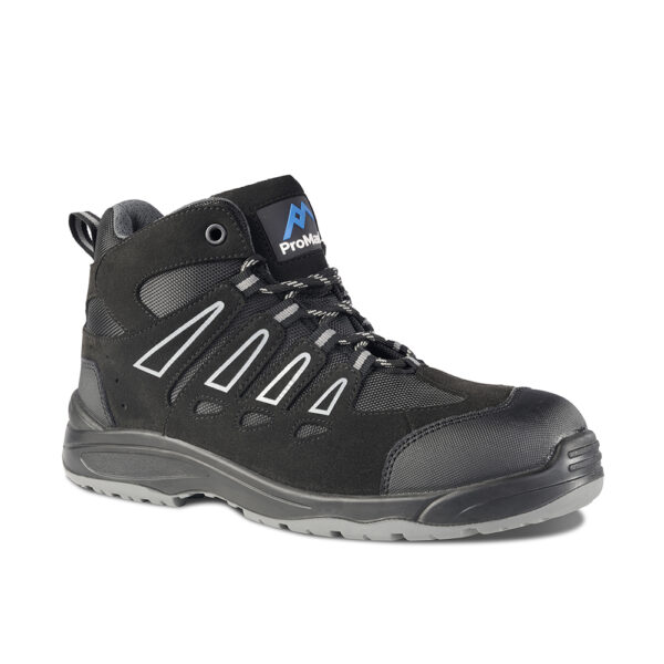 Unisex Hartford Safety Hiker Boot Black