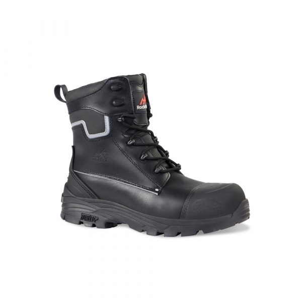 Shale High Leg Safety Boot Black