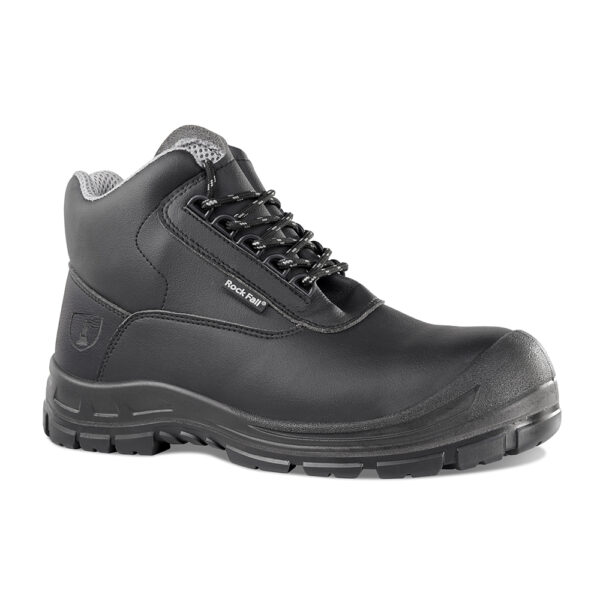Rhodium Chem Resistant Safety Boot Black